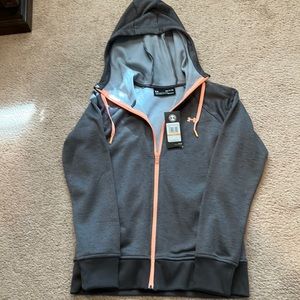 Under Armour jacket. Size Small dark grey. New with tags.
